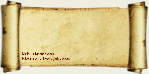 Josif Raković vizit kartica